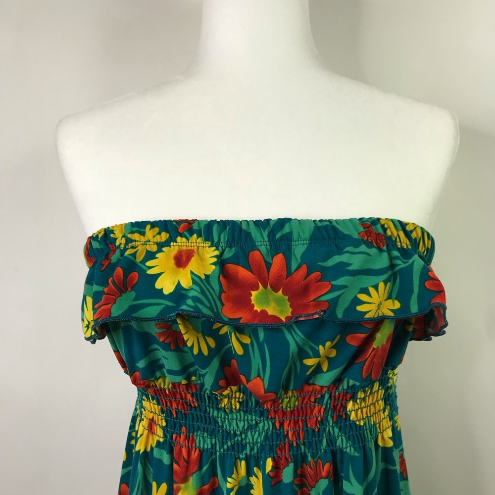 MINE STRAPLESS RUFFLE MINI DRESS - Picture 4 of 10